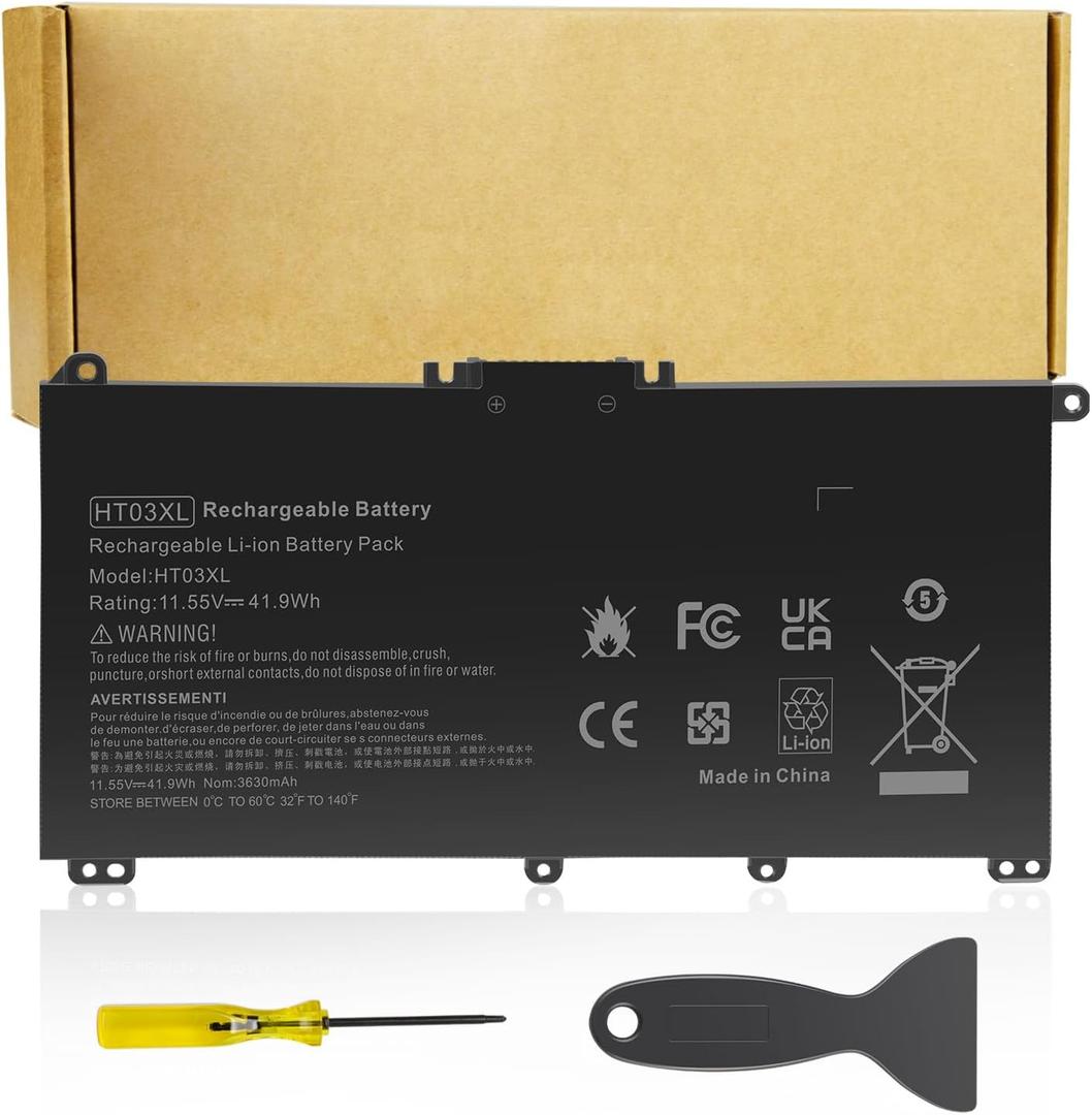 Futurebatt HT03XL L11119-855 Laptop Battery for HP Pavilion 14-CE 14-CF 14-DF 15-CS 15-CW 15-CU 15-DA 15-DB 15-DW 17-by 17-CA HP 240 245 250 255 G7 340 348 G5 HSTNN-LB8M L11421-542