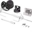 Broil King 60669 Pellet Grill Rotisserie Kit, Silver, Black