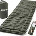 ANGORA BRANDS Inflatable Sleeping Pad for Camping & Backpacking | R-3 Value, 2.1" Thick, 25" Wide | Compact Lightweight Sleeping Mat for Hiking, Travel & Outdoor Use, Single