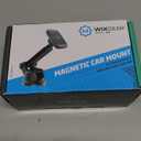 WixGear Dashboard Mount, Universal Magnetic Phone Holder for Car, Windshield Mount and Dashboard Mount Holder for Cell Phones and Tablets with Long Adjustable Arm  (New Rectangle Head)