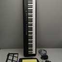 88 Key Digital Piano, Electronic Keyboard Piano with Music Stand, Power Supply, Sustain Pedal, Stand, Bluetooth, MIDI, for Beginner Professional at Home, Stage