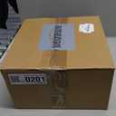 SEANADO Trash Bag Dispenser Roll Holder, 2 Compartment Wall Mount Acrylic Kitchen Double Side Loaded Organizer Storage Box Holder for Garbage and Grocery Bags (10.4 x 5.5 x 11inches)