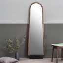 DOITOOL Solid Wood Mirror Support Stand, Anti-Skid Full Length Mirror Stand Holder Wooden Floor Frame Multi-Use Base for Household Floor Holder and Artwork Display