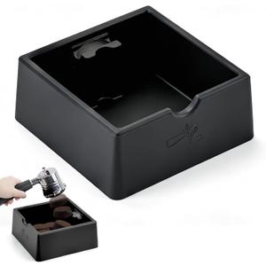Silicone Espresso Knock Box, Quiet Non-Slip Coffee Puck Bin, Durable Barista Knock Box for Coffee Grounds, Universal Countertop Espresso Accessories