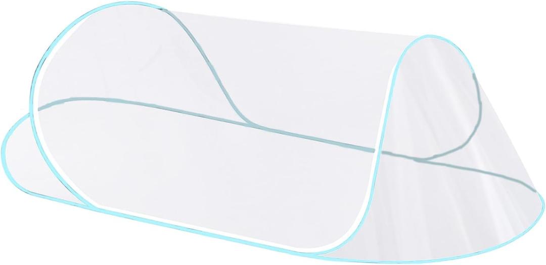 CMINGJ Pop Up Mosquito Tent,Portable Foldable Mosquito Net 78 * 31 * 22in | suitable for Bed Camping Travel PatioMosquito Net for Adults Baby,Lightweight, Breathable, Durable (Blue Fixed Size)