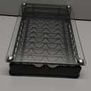 Rice rat Vertuo Capsule Holder Drawer for Nespresso With Glass For Cabinet Vertuoline Pod Storage Rack For Counter (Class-40 Pods)