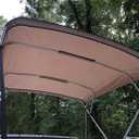 Trailerable Boat Cover, 600D Solution-Dyed Bass Boat Cover, 17-19 ft Heavy Duty 100% Waterproof Boat Covers Fits V-Hull Runabout Fishing Ski Pro-Style Bass Boats, Beam Width up to 96"