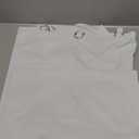 White Room Darkening Curtains for Kitchen/Bedroom, 60*36 In- Energy Saving Window Drapes for Nursery with Rod Pocket, Set of 2 Panels