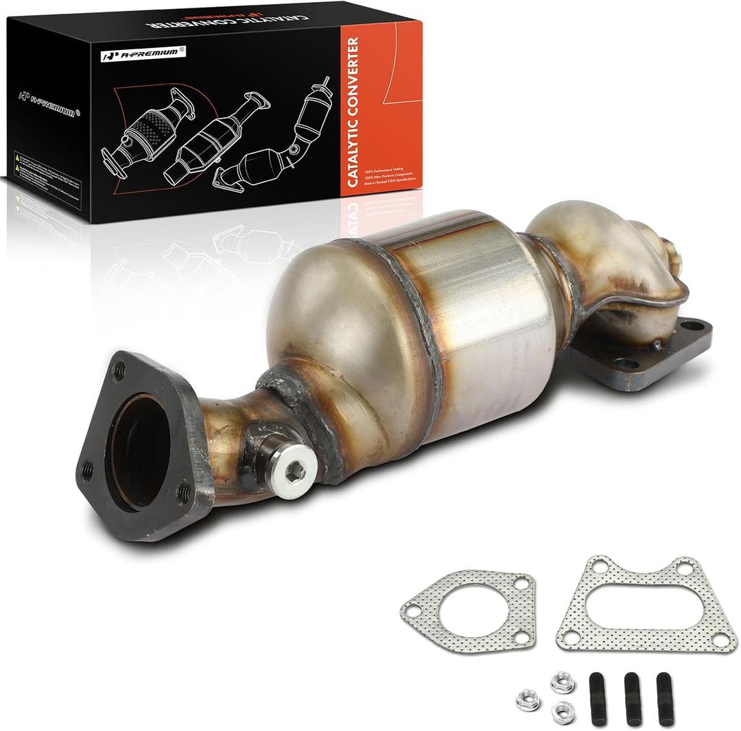A-Premium Front Exhaust Manifold Catalytic Converter Kit Direct-Fit Compatible with Honda Accord, Pilot, Odyssey, Ridgeline & Acura MDX, TL, RL & Saturn Vue, 3.0L 3.2L 3.5L 3.7L, EPA Compliant