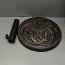 BACKYARD EXPRESSIONS PATIO HOME GARDEN 911554 21 Pound Umbrella Base, Bronze, 17.5 Inches X 2.3 Inches