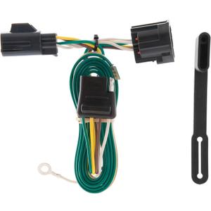 CURT 55124 Vehicle-Side Custom 4-Pin Trailer Wiring Harness, Fits Select Jeep Wrangler JK