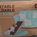 Adjustable Dog Ramp for Small Dogs, Foldable Pet Ramp for Bed & Couch, Non-Slip Indoor Ramp, Portable, Joint-Friendly Design, Supports up to 35 lbs