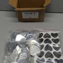 50 Sets Heart-Shaped Fridge Magnet Maker Supplies for Button Maker Machine Heart Shape 2.28 inch/58mm, Includes Metal Cover, Button Back Cover, Soft Magnet, Clear Film,Blank Paper,Children DIY Gift