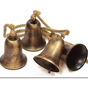 Christmas Bells Decorations Jingle BellHanging Decorative for Door,Wall, Bedroom, Living Room,Tree Ornaments for Home Decor, Wreath, Door Hanging,Cluster Decorative Bells 