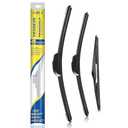 3 Pack Windshield Wiper Blades Compatible With Toyota C-HR CHR 2021 2020 2019 2018 Automotive Replacement Front Rear Wiper Blades Set For My Car - 26" 16" 14"