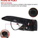 Huray Outer Right Tail Light Assembly for Toyota Sienna 2021-2022