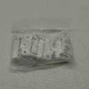 Zonon 4 Pack Self Closing Screen Door Hinge 2 3/4" Adjustable Heavy Duty Steel Spring Loaded Hinges Closer for Screen Cabinet Garage Storm Left and Right Door(White)