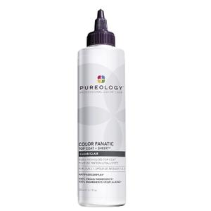 Pureology Color Fanatic Top Coat + Tone - Maintains Hair Color Treatment, Smooths, Restores Vibrancy and Adds Shine (Sheer Clear)