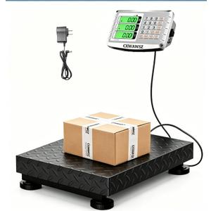 660 lbs Industrial Digital Platform Scale 15.7"x19.6" Dual Display