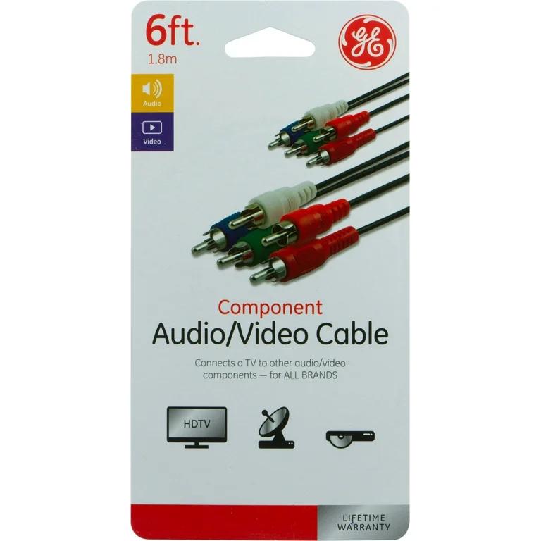 6 Ft Component Audio/Video Cable