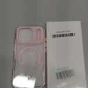 GUO Second for iPhone 17 Pro Case Magnetic Phone Case Cover,Compatible with Magsafe,Military Grade Protection,Clear,Full Covered Camera Drop Protection,Safe Airbag,Pink