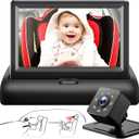 Baby Car Mirror with 4.3'' HD Night Vision Function Display, Safety Car Seat Camera with Wide Crystal Clear View, Easily Observe The Baby’s Move(Not USB)