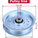 GELASKA 2 Pack 756-04129b Idler Pulley 4.25 Replaces 753-08171 756-04129 756 04129b 753 08171 956-04129 for Cub Cadet 50" 54" RZT 50, RZT 54, RZT 42, LTX1040 LT1045 LTX1050 LTX1045 LT1500 LT2000 Mower
