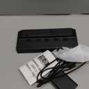 Digital Alarm Clock with Large 2 LCD White Digits | Compact Bedside Clock with Dual Alarms, Snooze, 3 Brightness Levels, Temperature Display in F/C, Battery Backup (Small)