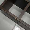 Cinnvoice Christmas Holiday Ornament Displays Rack, 16 x 16 Hanging Stand Holder Hanger with 16 Compartments for Christmas Ball Display Shelf Cabinet for Craft DIY Wall Decorations Gift (Brown)