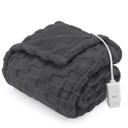 SB Faux Fur Throw Shadow 50x60