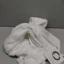 NICETOWN White Linen Sheer 90 inch Curtains, Privacy Chic Linen Blend Window Treatment Semi Sheer Privacy with Light Filtering Drapes for Bedroom/Living Room, W52 x L90, 2 Panels