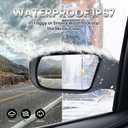 Left Driver Black Side Mirror Compatible with Nissan Altima 2013-2018 Sedan Power Glass/Non-Folding/Non-Heated Door Mirrors Outside Rear View Mirror Replace # 963023TH0A