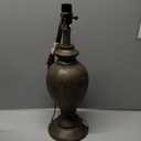 Antique Brown Table Lamp Base with Light Socket, 18"