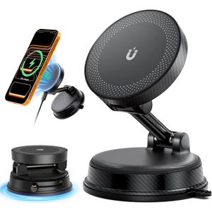 Car Phone Holder for Magnetic, Phone Holders for Your Car, Car Phone Mount Strong Suction, Cell Phone Car Mount for iPhone