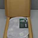 Wall Clock 12 inch Battery Operated Silent Non-Ticking Glow in The Dark Clocks Analog Small Digital Night Light Up Neon Outdoor Clocks for Living Room Bedroom Kitchen Bathroom Home Decor (White)