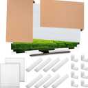 Feifeiya 2 Sets TV Boxes for Moving 65 Inch Foam Mirror Box Set Picture Moving Include 2 Large Case and 2 Foam Flat Screen TV Cover and 16 Corner Edge Protectors