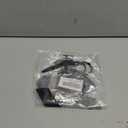 Satin Bow Napkin Rings for Holiday Table Decor, Christmas, Wedding, Party Dining (Black, 2 pcs)