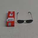 livho Sunglasses for Men Women Aviator Polarized Metal Mirror UV 400 Lens Protection (Black Grey)