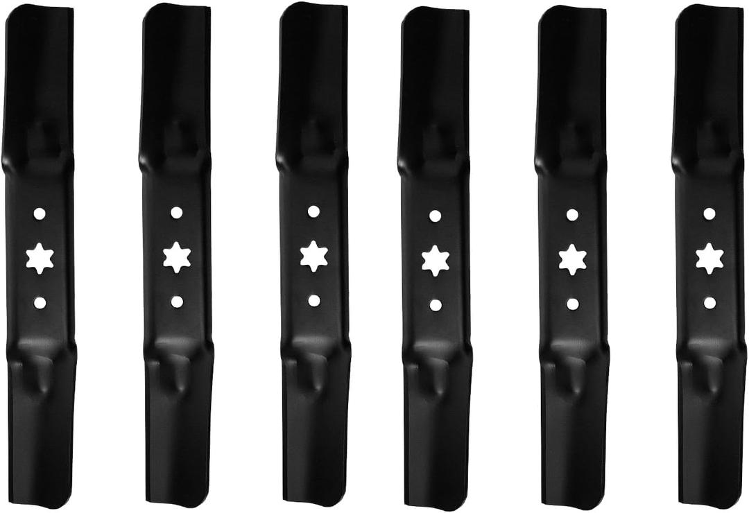 ZALANA 942-05052A Lawn Mower Medium Lift Blade Set Replace MTD/Cub Cadet/Troy-Bilt 742-05052A for S50 XT1 GT50 LT50 XT2 G8200 G8300 ZS6700 Z550 T260 KH 50 Deck Lawnmower (6 Pack)
