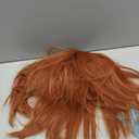 Orange Brown Wig for Kids Child Ginger Wig Short Red Brown Wig Cosplay Party Synthetic Rose Net Wig