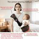 Baby Sling Carrier Adjustable Baby Sling 2025 Upgraded Toddler Sling Comfortable Baby Wrap Carriers Ergonomic-Designed, Travel Friendly Carrying 10-45 LbsLeopard
