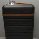 UKEIN Luggage Sets 3 Piece, Carry On Luggage 20In With Spinner Wheels,PC Hardside Suitcase Set with TSA Lock,Durable Carry On Suitcase With Travel Backpack for Men (Black, 3 piece set (20inch))