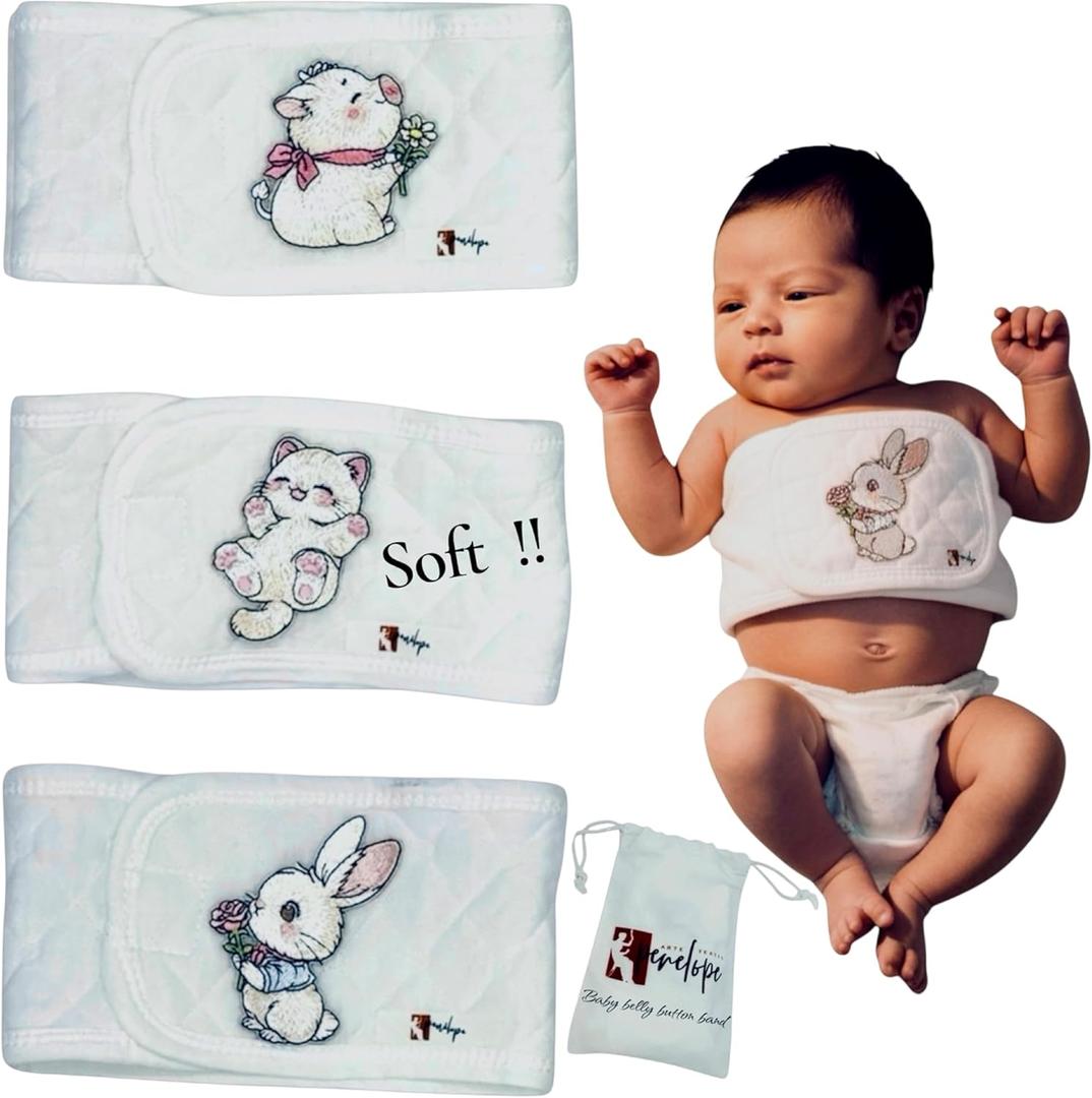 5 x Umbilical Cord Cover for Newborn-Baby Belly Button Band-Fajeros para bebés recién nacidos-ombligueras para bebés recién nacidos-ombligueras-Baby Belly Button Band Newborn