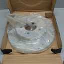 Drilled and Slotted Silver Zinc Brake Rotor 631-03021L