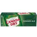 Canada Dry Ginger Ale Soda, 12 fl oz cans, 12 pack