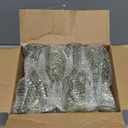 XUWAIDSGN 16 Pcs 7oz Plastic Vintage Wine Glasses Drinking Glasses Unbreakable Wedding Glassware Crystal Water Goblets Reusable Drinkware Vintage Champagne Flutes (16, Dark Green)