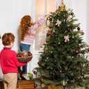 Dark Green 24 Pcs Velvet Bows Christmas Tree Ornaments Valentines Day Bows Decoration for Garland Home Coquette Wedding Decor (5 x 7 Inch,Width of 3/8")