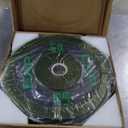 CAP Barbell Economy Olympic Bumper Plate Set with Green Logo, Black, 25 lb Pair