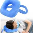 Piercing Pillow Ear Pillows for Side Sleepers with Hole CNH Donut Protector Pillow Ear Pressure Sores Pain Aches Relief Medical Ear Guard Care Cushion