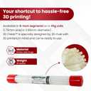3D Fuel 3D Clean Printer Nozzle Cleaning Filament, Made in USA | 50 Sticks 1.75mm +/- 0.03mm